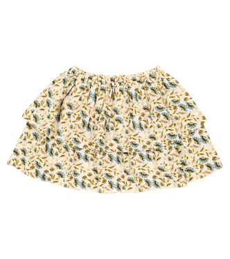 Gonna in cotone con stampa | Bonpoint