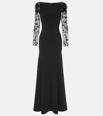Adella embellished crêpe gown | Jenny Packham