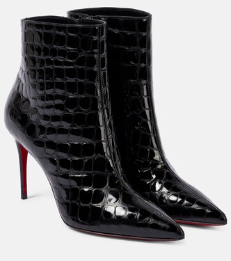 So Kate 85 croc-effect ankle boots | Christian Louboutin