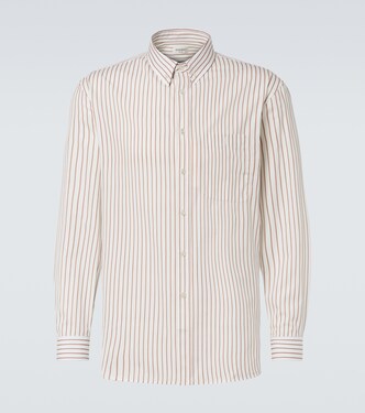 Cassandre striped cotton poplin shirt | Saint Laurent