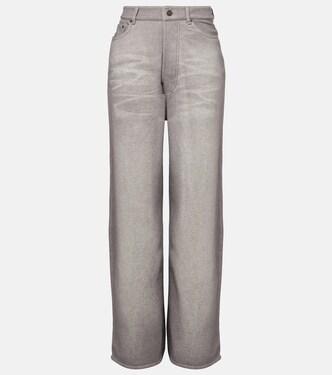 Pantalon ample à taille mi-haute en coton | Acne Studios