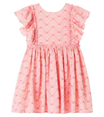 Ava printed bow-detail cotton dress | Konges Sløjd