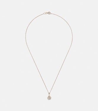 Halskette Crosby aus 10kt Gelbgold (417/1000) mit Diamanten | Stone and Strand