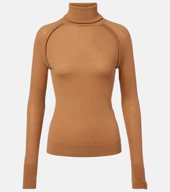 Pull à col roulé en laine | Victoria Beckham