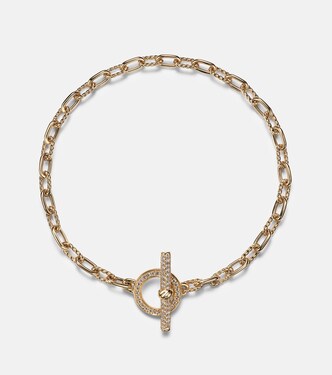 DY Madison® 18kt gold chain bracelet with diamonds | David Yurman