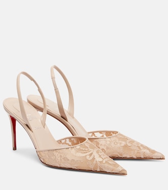 Salones destalonados de encaje | Christian Louboutin