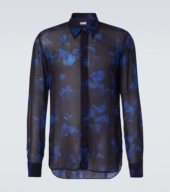 Sheer floral shirt | Dries Van Noten