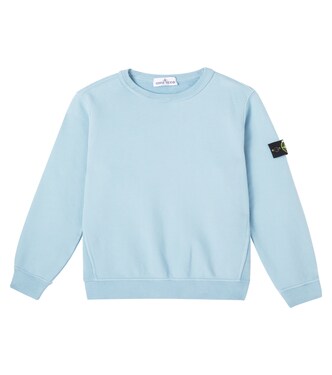 Compass cotton jersey sweatshirt | Stone Island Junior