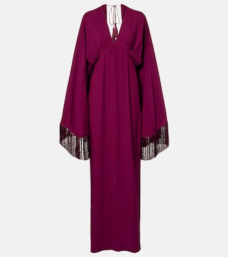 Magnifique fringed gown | Taller Marmo