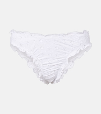 Broderie anglaise ruffled bikini bottoms | Polo Ralph Lauren