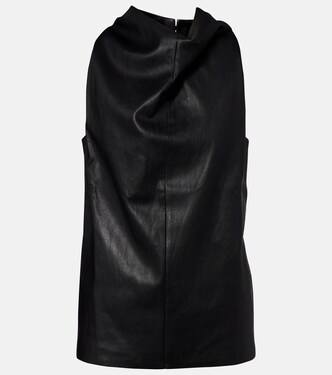 Top Aurea in pelle | Stouls