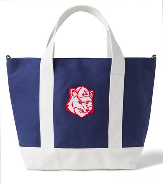 x Kitsuné Lane canvas tote bag | Bonpoint