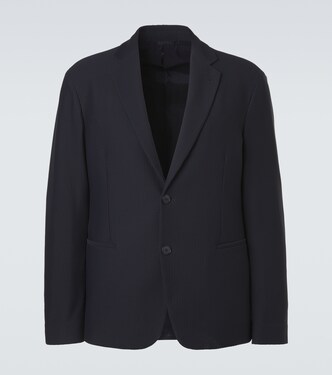 Waffle-knit blazer | Giorgio Armani
