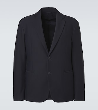 Blazer en maille gaufrée | Giorgio Armani