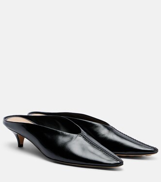 Virna leather mules | Bottega Veneta
