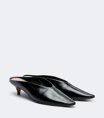 Mules Vesta de piel | Bottega Veneta