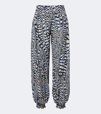 Whispered Motion silk georgette balloon pants | Johanna Ortiz