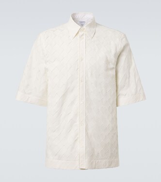 Intrecciato cotton poplin shirt | Bottega Veneta