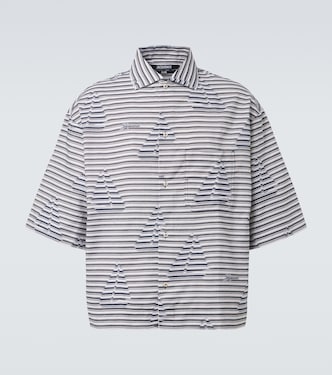 Plage striped cotton bowling shirt | Jacquemus