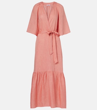 Audacieuse belted linen midi dress | Eres
