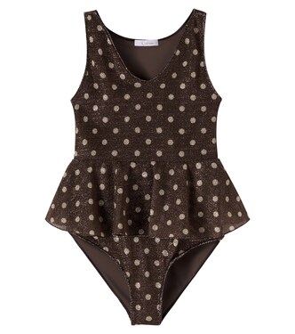 Osemini Lumière polka-dot ruffled swimsuit | Oséree Kids