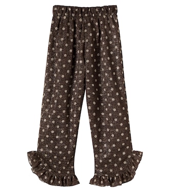 Osemini Lumière polka-dot ruffled pants | Oséree Kids