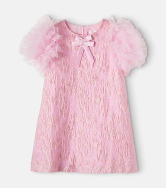 Bette Bright tulle-trimmed brocade dress | Tutu Du Monde