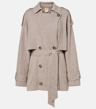 Cropped-Bikerjacke aus Wolle und Kaschmir | Jardin des Orangers
