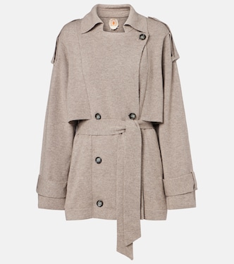 Cropped-Bikerjacke aus Wolle und Kaschmir | Jardin des Orangers