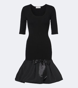 Wool-blend peplum minidress | Nina Ricci