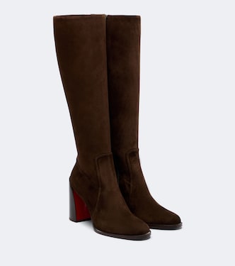 Iranina suede knee-high boots | Christian Louboutin