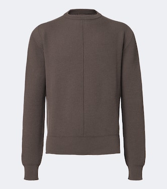 Ribbed-knit virgin wool sweater | Rick Owens