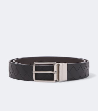 Cinturón de piel Intrecciato | Bottega Veneta