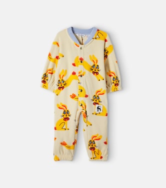 Bebé - Mono de fleece estampado | Mini Rodini