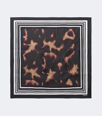Danica printed silk twill scarf | Joseph