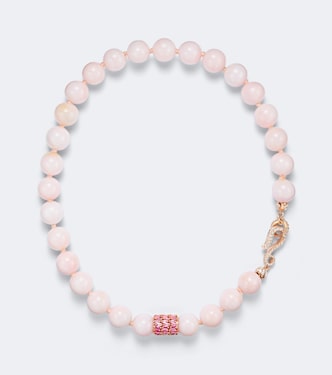 Halskette Infinite aus 18kt Roségold mit Edelsteinen | Suzanne Kalan