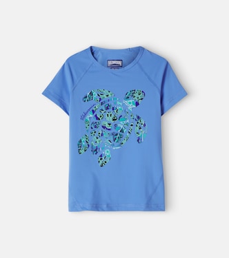 Logo printed rashguard top | Vilebrequin Kids