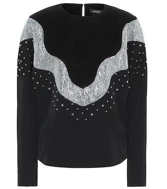 Top Valia en laine à sequins | Isabel Marant