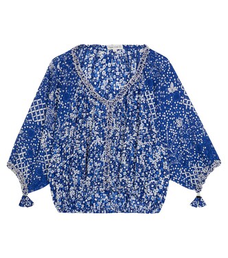 Ariel floral blouse | Poupette St Barth Kids