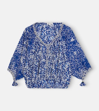 Blouse Ariel à fleurs | Poupette St Barth Kids