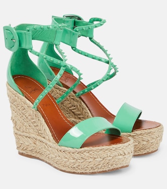 Chocazeppa 120 embellished wedge sandals | Christian Louboutin