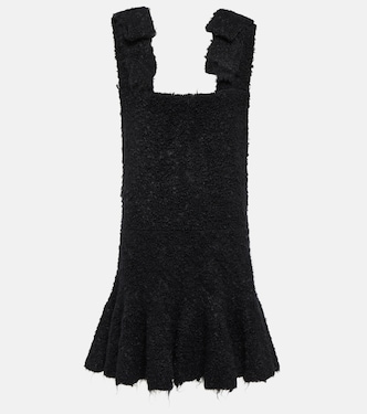 Mohair-blend bouclé minidress | Jil Sander