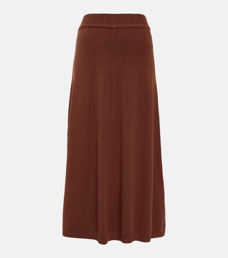 Silk-blend midi skirt | Joseph