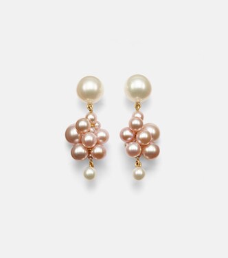 Botticelli 14kt gold earrings with pearls  | Sophie Bille Brahe