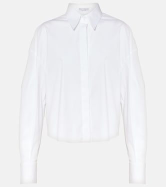 Cotton-blend shirt | Brunello Cucinelli