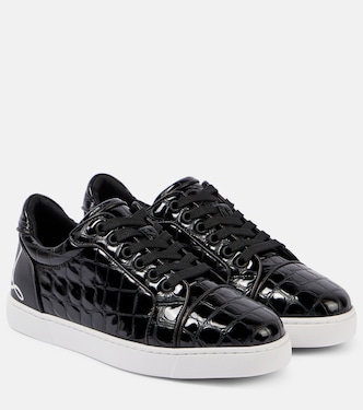 Fun Vieira croc-effect leather sneakers | Christian Louboutin