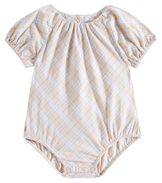 Baby checked bodysuit | Burberry Kids