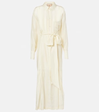 Hemdblusenkleid aus Seide | Plan C