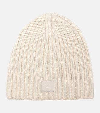 Face ribbed-knit wool beanie | Acne Studios
