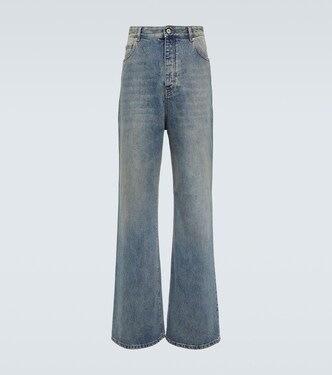 Faded wide-leg jeans | Loewe